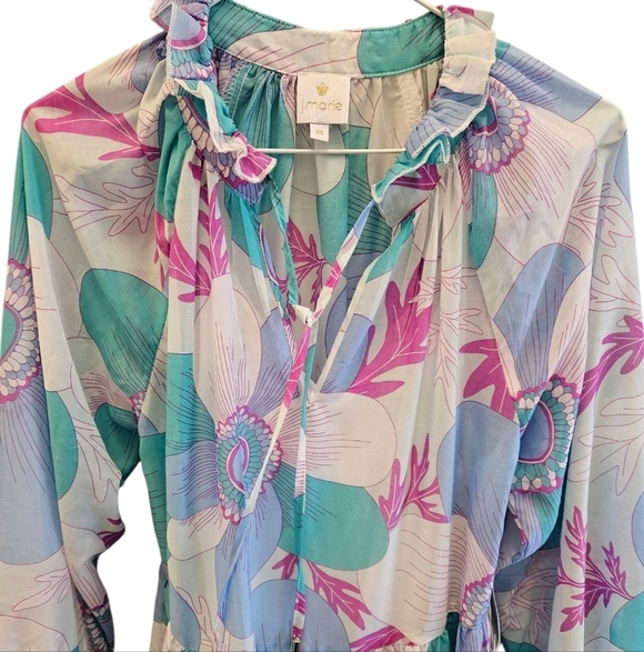 J. Marie Boutique Floral Maxi Dress NEW - Picture 3 of 8